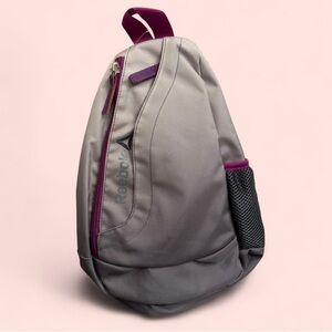 Reebok Gray and Purple Bag